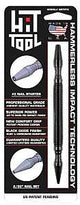 Hit Tool NSTRT2 Hammerless Nail Starter and Set, 2/32 in Tip, 7 in L, Steel, Black-Oxide