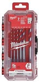 Milwaukee SHOCKWAVE 48-20-9057 Hammer Drill Bit Set, Large, 7-Piece