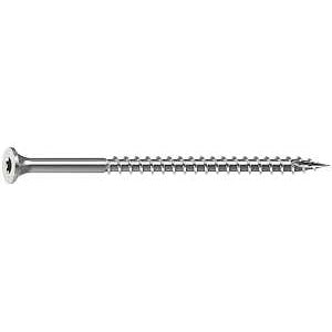 Camo 0348194 Deck Screw, #10 Thread, 3-1/2 in L, 2/3 Thread, Bugle Head, Star Drive, Sharp, Type-17 Point, 350