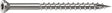 Camo 0350150 Deck Screw, 0.163 in Thread, 2-1/2 in L, Trim Head, Star Drive, Sharp, Type-17 Point, 305 Stainless Steel