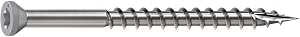 Camo 0353050ES Deck Screw, 0.163 in Thread, 2-1/2 in L, Trim Head, Star Drive, Sharp, Type-17 Point, 316 Stainless Steel