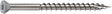 Camo 0353050ES Deck Screw, 0.163 in Thread, 2-1/2 in L, Trim Head, Star Drive, Sharp, Type-17 Point, 316 Stainless Steel