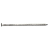 ProFIT 0241155S Siding Nail, 8D, 2-1/2 in L, 316 Stainless Steel, Checkered Brad Head, Ring Shank, 5 lb