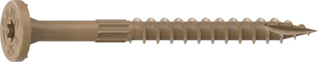 Camo 0355150 Framing Screw, 0.16 in Thread, 2-1/2 in L, Flat Head, Star Drive, Slash Point, PROTECH Ultra 4 Coated, 50