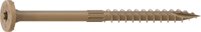 Camo 0355179 Framing Screw, 0.16 in Thread, 3 in L, Flat Head, Star Drive, Slash Point, PROTECH Ultra 4 Coated, 1000