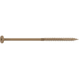 Camo 0360249 Structural Screw, 1/4 in Thread, 6 in L, Flat Head, Star Drive, Sharp Point, PROTECH Ultra 4 Coated, 250