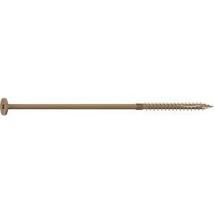 Camo 0360269 Structural Screw, 1/4 in Thread, 8 in L, Flat Head, Star Drive, Sharp Point, PROTECH Ultra 4 Coated, 250