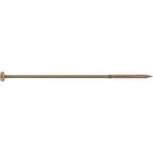 Camo 0360270 Structural Screw, 1/4 in Thread, 10 in L, Flat Head, Star Drive, Sharp Point, PROTECH Ultra 4 Coated, 10