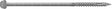 Camo 0369269 Structural Screw, 5/16 in Thread, 8 in L, Hex Head, Hex Drive, Sharp Point, Hot-Dipped Galvanized, 250