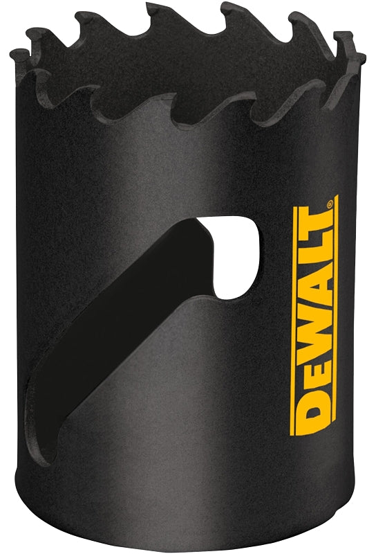 DEWALT ELITE Series DAH3134 Hole Saw, 1-3/4 in Dia, 1-3/4 in D Cutting, 1/2 in Arbor, 3 TPI, Carbide Cutting Edge