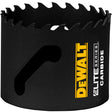 DEWALT ELITE Series DAH3214 Hole Saw, 2-1/4 in Dia, 1-3/4 in D Cutting, 1/2 in Arbor, 3 TPI, Carbide Cutting Edge