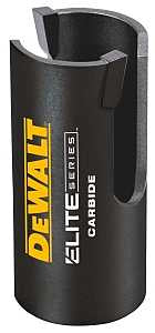 DEWALT ELITE Series DAH4138 Hole Saw, 1-3/8 in Dia, 2-7/16 in D Cutting, 5/8 in Arbor, Carbide Cutting Edge