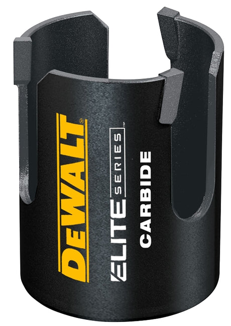 DEWALT ELITE Series DAH4214 Hole Saw, 2-1/4 in Dia, 2-7/16 in D Cutting, 5/8 in Arbor, Carbide Cutting Edge