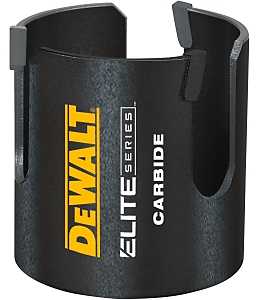 DEWALT ELITE Series DAH42916 Hole Saw, 2-9/16 in Dia, 2-7/16 in D Cutting, 5/8 in Arbor, Carbide Cutting Edge