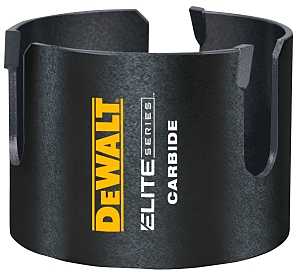 DEWALT ELITE Series DAH43 Hole Saw, 3 in Dia, 2-7/16 in D Cutting, 5/8 in Arbor, Carbide Cutting Edge