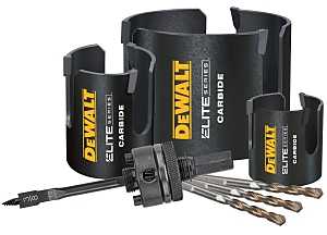 DEWALT ELITE Series DAH47MMSET Hole Saw Kit, 7-Piece