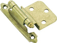 Amerock BPR3428BB Cabinet Hinge, 3/8 in Inset, Burnished Brass