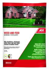 Ace Weed & Feed Lawn Fertilizer For All Grasses 15000 sq ft