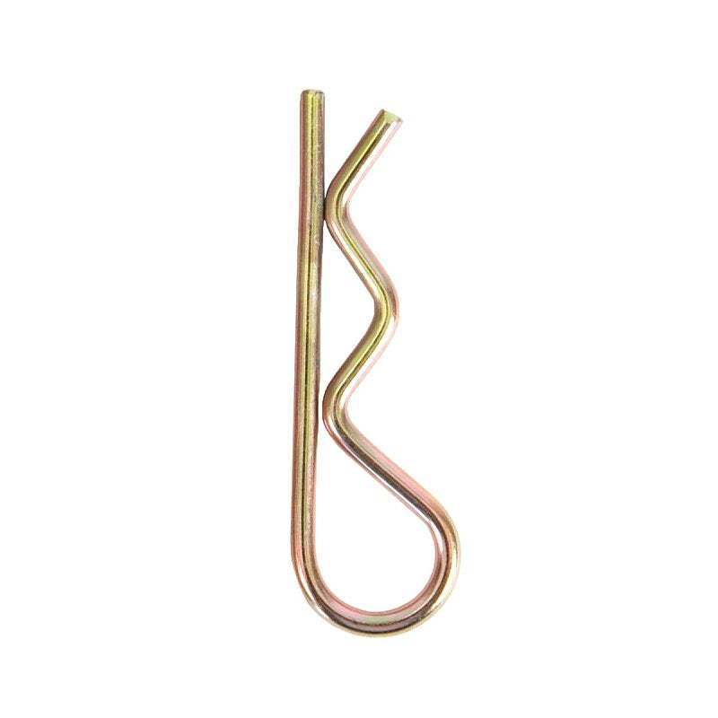 Koch 4022723 Wire Hair Pin Clip, 5/16 in Dia Shank, 5-5/16 in L, Yellow Zinc-Plated