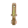 Koch 4023213 Adjustable Draw Pin, 2 Hitch, 1-1/8 in Dia Pin, Yellow Zinc