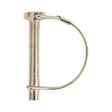 Koch 4021621 Round PTO Locking Pin, 3/8 in Dia Pin, 1-3/4 in OAL, Zinc-Plated