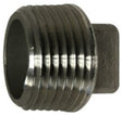 Anderson Metals 62671B Cored Pipe Plug, 1/4 in, Threaded, Square Head, 304 Stainless Steel