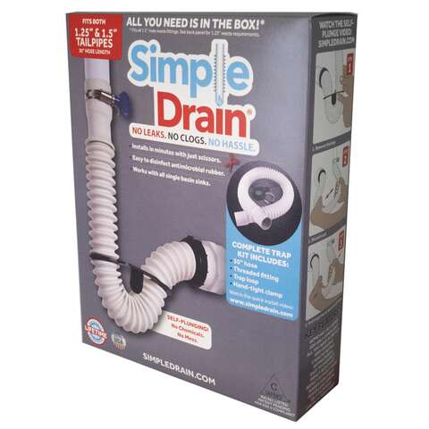 Simple Drain Rubber Sink Drain Kit