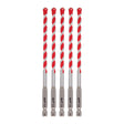 BIT DRILL HAMMER 1/4X4X6IN, Pack of 3