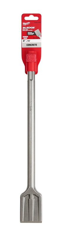 Milwaukee SDS Max SLEDGE 48-62-4084 Scaling Chisel Bit, 2 in W Tip, 3/4 in Dia Shank, SDS Max Shank, Steel