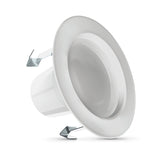 Feit Electric LEDR4HO/6WYCA Downlight, 775 Lumens, 2.3 in H x 5.1 in W Dimensions, 8.6 W, 120 V, LED Lamp, White