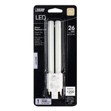 TUBE LED QUAD 4PIN CL WHT 26W