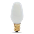Feit Electric BP4C7/W/4 Incandescent Lamp, White Lamp, 4 W, Candelabra E12 Lamp Base, 2700 K Color Temp