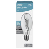 Feit Electric MH175/U/HDRP Light Bulb, 175 W, ED28 Lamp, E39 Mogul Lamp Base, 14,700 Lumens, 4200 K Color Temp