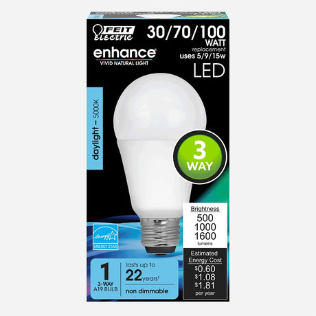 Feit Electric A30/100/950CA LED Bulb, General Purpose, A30 Lamp, 30, 70, 100 W Equivalent, E26 Lamp Base