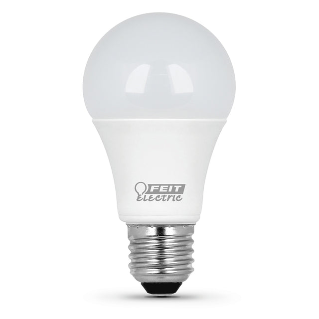 Feit Electric A800/850/10KLED LED Bulb, General-Purpose, A19 Lamp, 60 W Equivalent, E26 Medium Lamp Base, Non-Dimmable