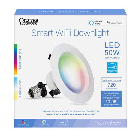 LIGHT REC SMRT WF RGBW 50W 4IN