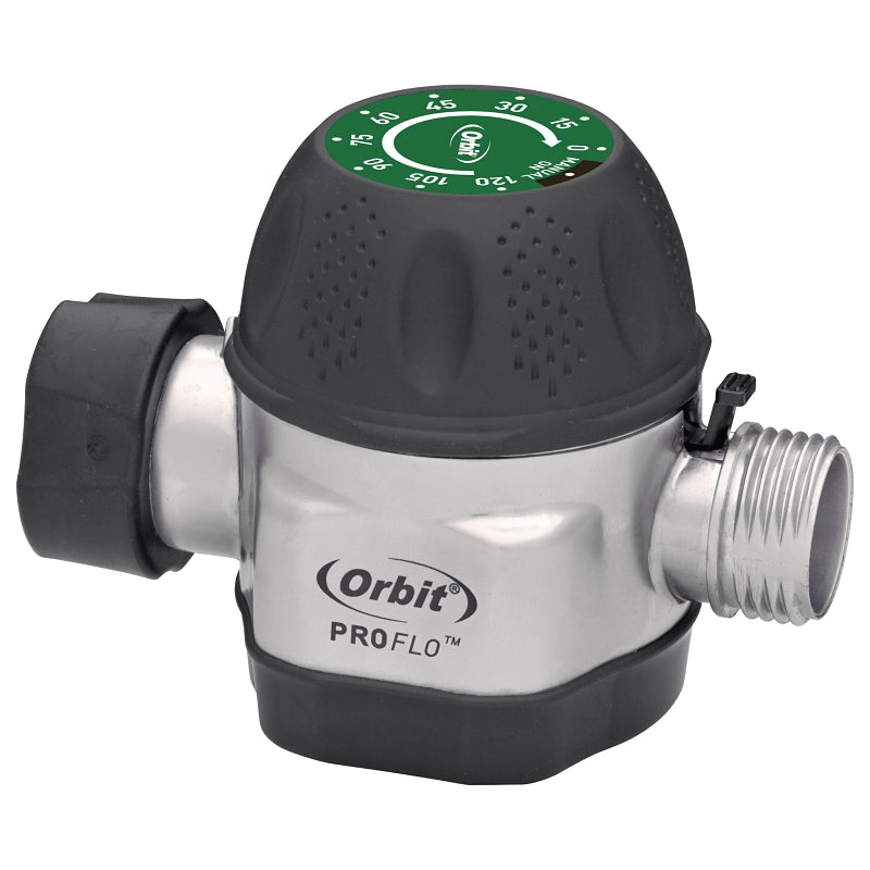 Orbit Pro Flo 62041 Mechanical Timer, 15 to 120 min, Metal