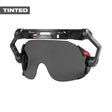 Milwaukee BOLT Series 48-73-1415 Dual Coat Lens Eye Visor, Tinted Lens, Black Frame, Anti-Scratch Lens, Polycarbonate