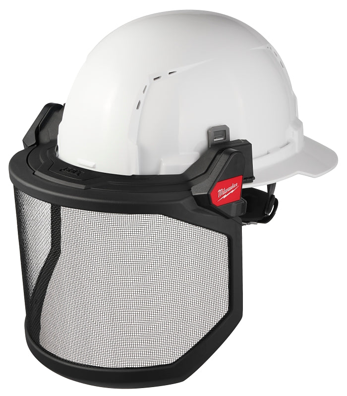 Milwaukee BOLT 48-73-1430 Full Face Shield, 10 in W Visor, 9-1/2 in H Visor, 0.06 in Thick Visor