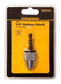 Eazypower 79675 Drill Chuck, 1/4 in Chuck, Steel, Keyless