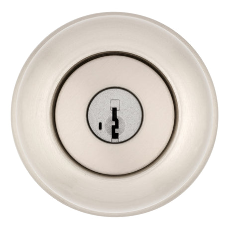 Kwikset 94002-954 Entry Door Lockset, Knob Handle, Satin Nickel, Zinc, KW1, SC1 Keyway, Re-Key Technology: SmartKey