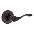 Kwikset 94050-674 Entry Door Lockset, Lever Handle, Venetian Bronze, Zinc, KW1 Keyway, Re-Key Technology: SmartKey