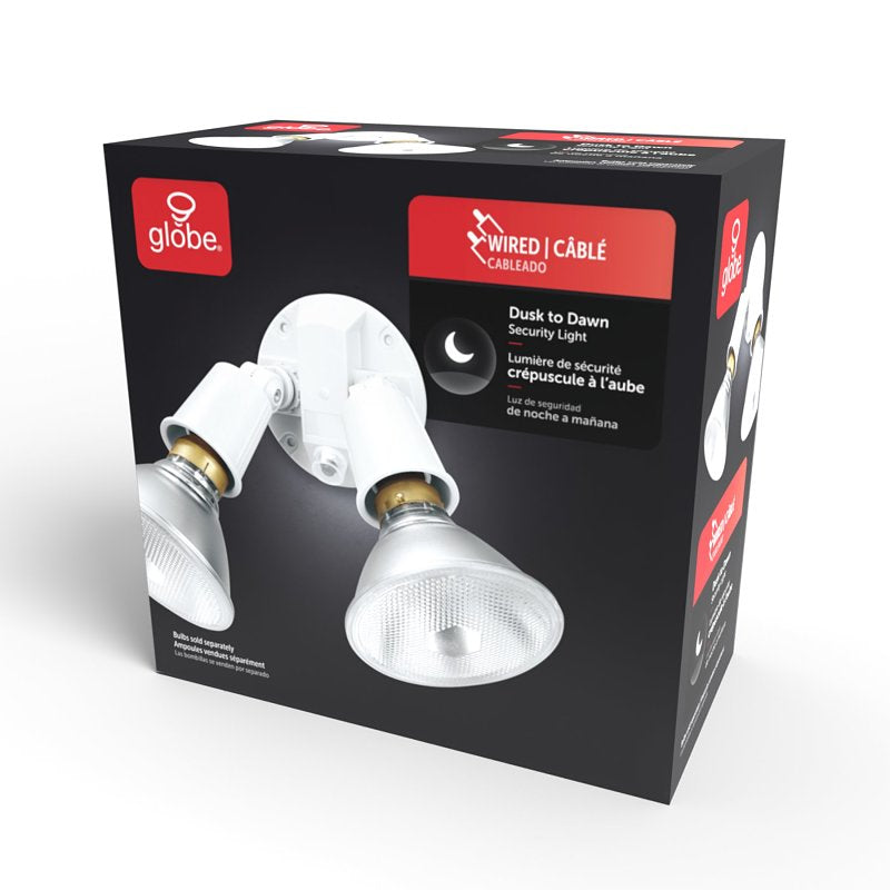 globe 17000081 Dusk-to-Dawn Swivel Arm Security Light