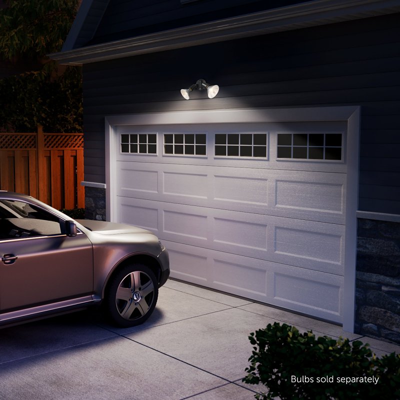 globe 17000083 Dusk-to-Dawn Swivel Arm Security Light