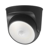 globe 17000183 Security Orb Light, LED Lamp, Daylight, 250 Lumens, 4000 K Color Temp, Black Fixture
