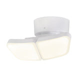 globe 17000191 Dusk-to-Dawn Security Flood Light, LED Lamp, 2200 Lumens, 4000 K Color Temp, Plastic Fixture