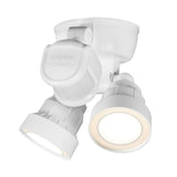 globe 17000201 Security Flood Light, 120 V, 15 W, 1 -Lamp, LED Lamp, Bright White, 1400 Lumens, 4000 K Color Temp