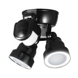 globe 17000202 Security Flood Light, 120 V, 15 W, 1 -Lamp, LED Lamp, Bright White, 1400 Lumens, 4000 K Color Temp