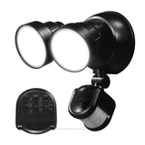 globe 17000202 Security Flood Light, 120 V, 15 W, 1 -Lamp, LED Lamp, Bright White, 1400 Lumens, 4000 K Color Temp