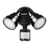 globe 17000202 Security Flood Light, 120 V, 15 W, 1 -Lamp, LED Lamp, Bright White, 1400 Lumens, 4000 K Color Temp